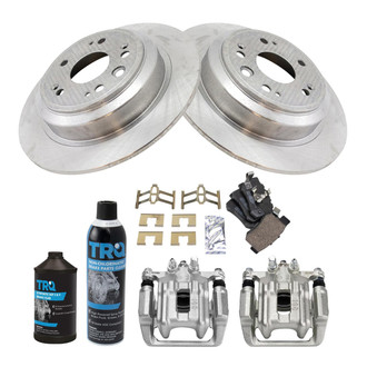 TRQ® - Rear Disc Brake Kit with Ceramic Pads and Calipers