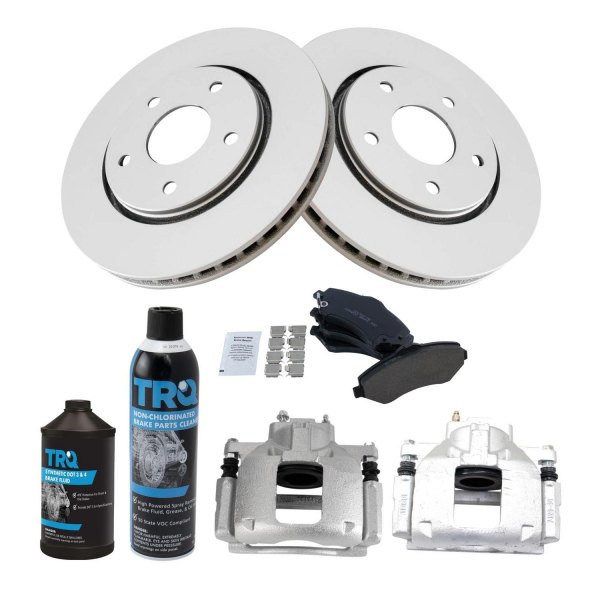 TRQ® - Front Disc Brake Kit with Ceramic Pads and Calipers