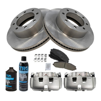 TRQ® - Front Disc Brake Kit with Ceramic Pads and Calipers