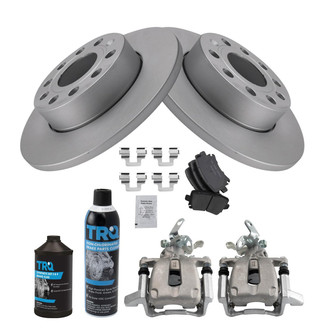TRQ® - Rear Disc Brake Kit with Ceramic Pads and Calipers