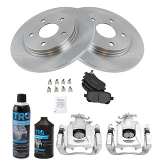TRQ® - Rear Disc Brake Kit with Ceramic Pads and Calipers