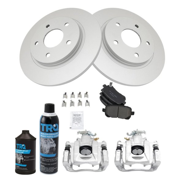 TRQ® - Rear Disc Brake Kit with Ceramic Pads and Calipers