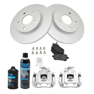 TRQ® - Rear Disc Brake Kit with Ceramic Pads and Calipers