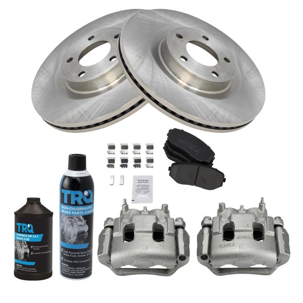 TRQ® - Front Disc Brake Kit with Ceramic Pads and Calipers