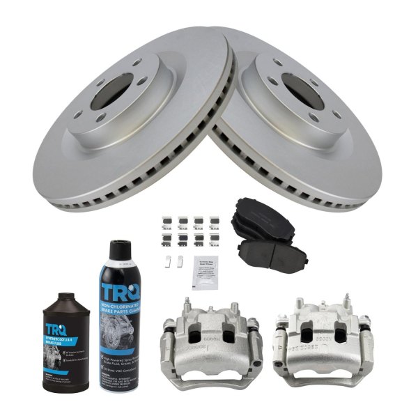 TRQ® - Front Disc Brake Kit with Ceramic Pads and Calipers