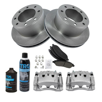 TRQ® - Rear Disc Brake Kit with Ceramic Pads and Calipers