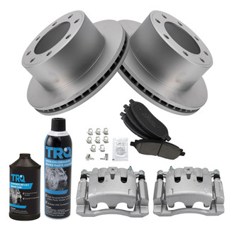 TRQ® - Rear Disc Brake Kit with Ceramic Pads and Calipers