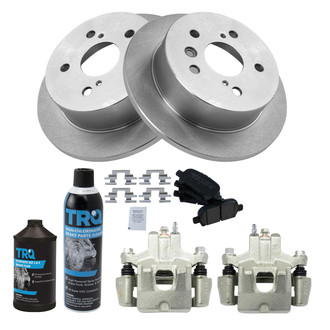 TRQ® - Rear Disc Brake Kit with Ceramic Pads and Calipers