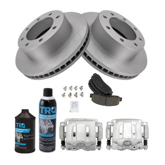 TRQ® - Front Disc Brake Kit with Ceramic Pads and Calipers