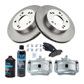 TRQ® - Front Disc Brake Kit with Ceramic Pads and Calipers