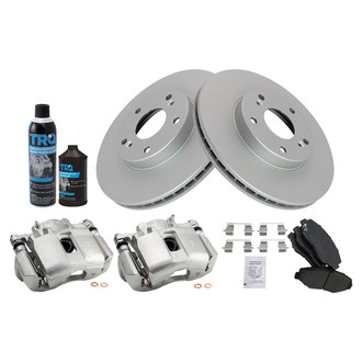 TRQ® - Front Disc Brake Kit with Ceramic Pads and Calipers