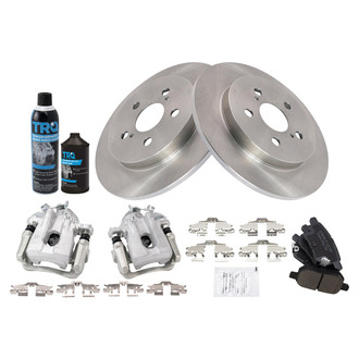 TRQ® - Rear Disc Brake Kit with Ceramic Pads and Calipers