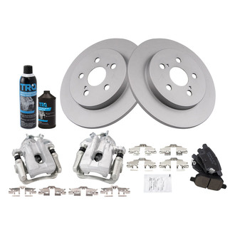 TRQ® - Rear Disc Brake Kit with Ceramic Pads and Calipers