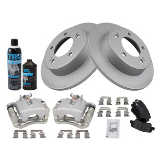TRQ® - Rear Disc Brake Kit with Ceramic Pads and Calipers