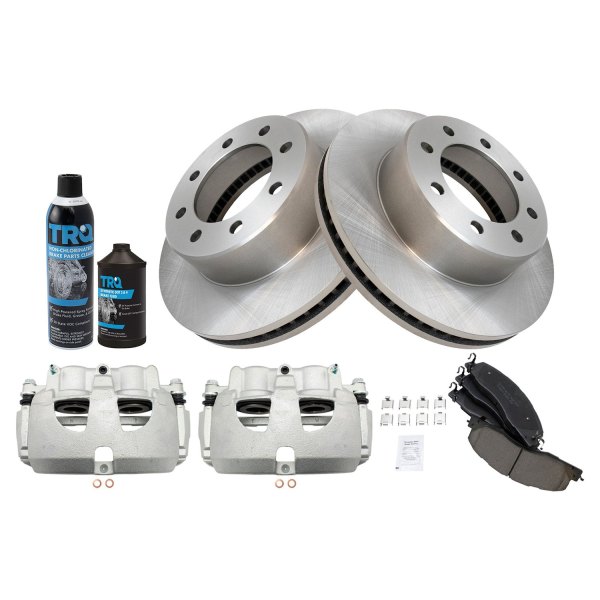 TRQ® - Front Disc Brake Kit with Ceramic Pads and Calipers