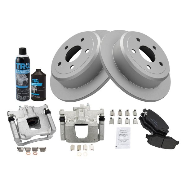 TRQ® - Rear Disc Brake Kit with Ceramic Pads and Calipers