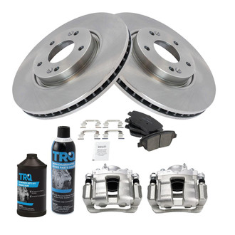 TRQ® - Disc Brake Kit with Ceramic Pads and Calipers