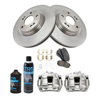 TRQ® - Front Disc Brake Kit with Ceramic Pads and Calipers