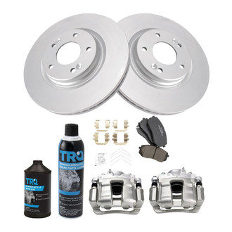 TRQ® - Front Disc Brake Kit with Ceramic Pads and Calipers