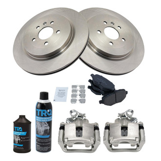 TRQ® - Rear Disc Brake Kit with Ceramic Pads and Calipers