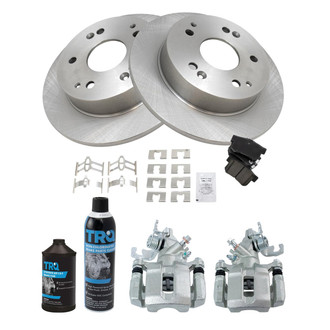 TRQ® - Rear Disc Brake Kit with Ceramic Pads and Calipers