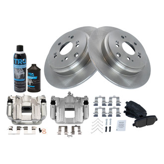TRQ® - Rear Disc Brake Kit with Ceramic Pads and Calipers