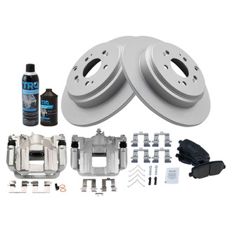 TRQ® - Rear Disc Brake Kit with Ceramic Pads and Calipers