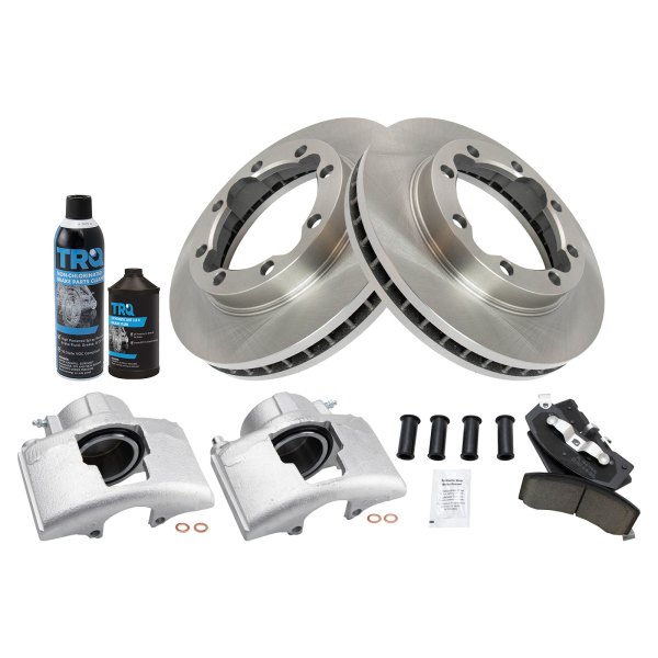 TRQ® - Front Disc Brake Kit with Ceramic Pads and Calipers