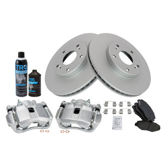 TRQ® - Front Disc Brake Kit with Ceramic Pads and Calipers