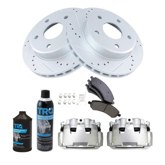 TRQ® - Performance Ceramic Front Brake Kit with Calipers