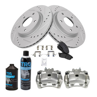 TRQ® - Performance Ceramic Front Brake Kit with Calipers