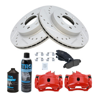 TRQ® - Performance Ceramic Front Brake Kit with Calipers