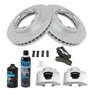 TRQ® - Performance Ceramic Front Brake Kit with Calipers