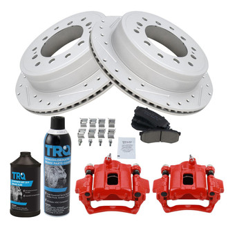 TRQ® - Performance Ceramic Brake Kit with Calipers