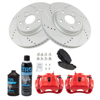 TRQ® - Performance Ceramic Brake Kit with Calipers