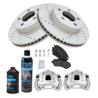 TRQ® - Performance Ceramic Front Brake Kit with Calipers