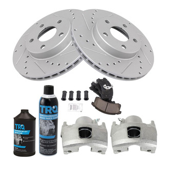 TRQ® - Performance Ceramic Brake Kit with Calipers