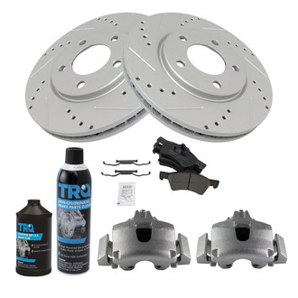 TRQ® - Performance Ceramic Front Brake Kit with Calipers