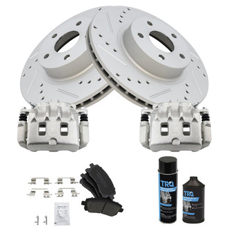 TRQ® - Performance Ceramic Front Brake Kit with Calipers