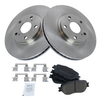 TRQ® - Front Disc Brake Kit with Ceramic Pads