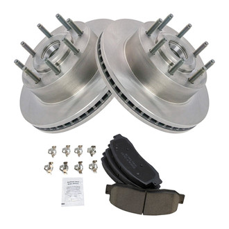 TRQ® - Front Disc Brake Kit with Ceramic Pads