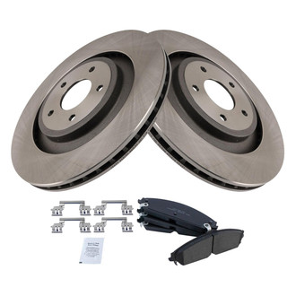TRQ® - Front Disc Brake Kit with Ceramic Pads