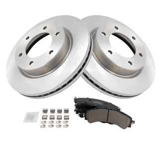 TRQ® BKA48112 - Front Disc Brake Kit with Ceramic Pads