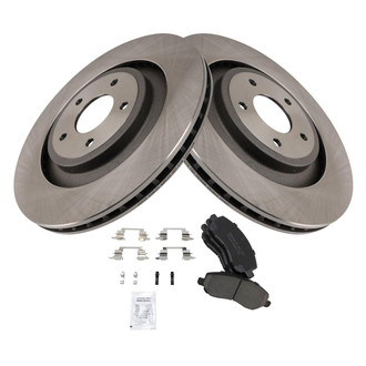 TRQ® - Front Disc Brake Kit with Ceramic Pads