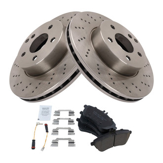 TRQ® - Front Disc Brake Kit with Ceramic Pads