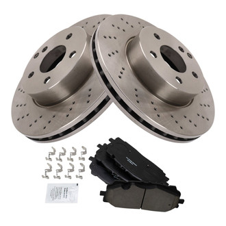 TRQ® - Disc Brake Kit with Ceramic Pads