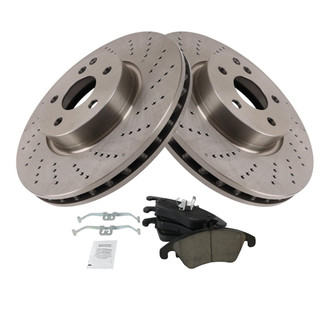 TRQ® - Front Disc Brake Kit with Ceramic Pads