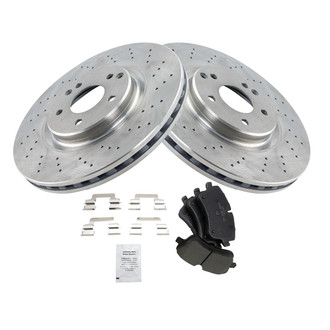 TRQ® - Front Disc Brake Kit with Ceramic Pads