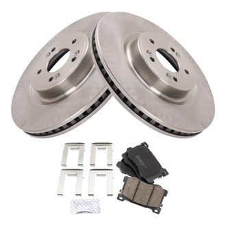 TRQ® - Front Disc Brake Kit with Ceramic Pads