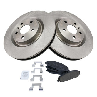 TRQ® - Front Disc Brake Kit with Ceramic Pads